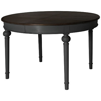 Hudson Living Maison 4-6 Seater Round Dining Table Dark Grey